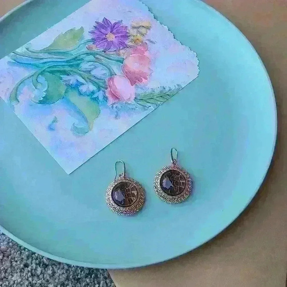 Milor Italy bronze milor Italy rose gold Tone  earrings - Picture 11 of 15